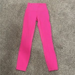 sonic pink align HR 25” lululemon leggings